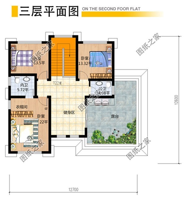 备受好评的别墅设计图占地130平方米农村最讨喜的款式