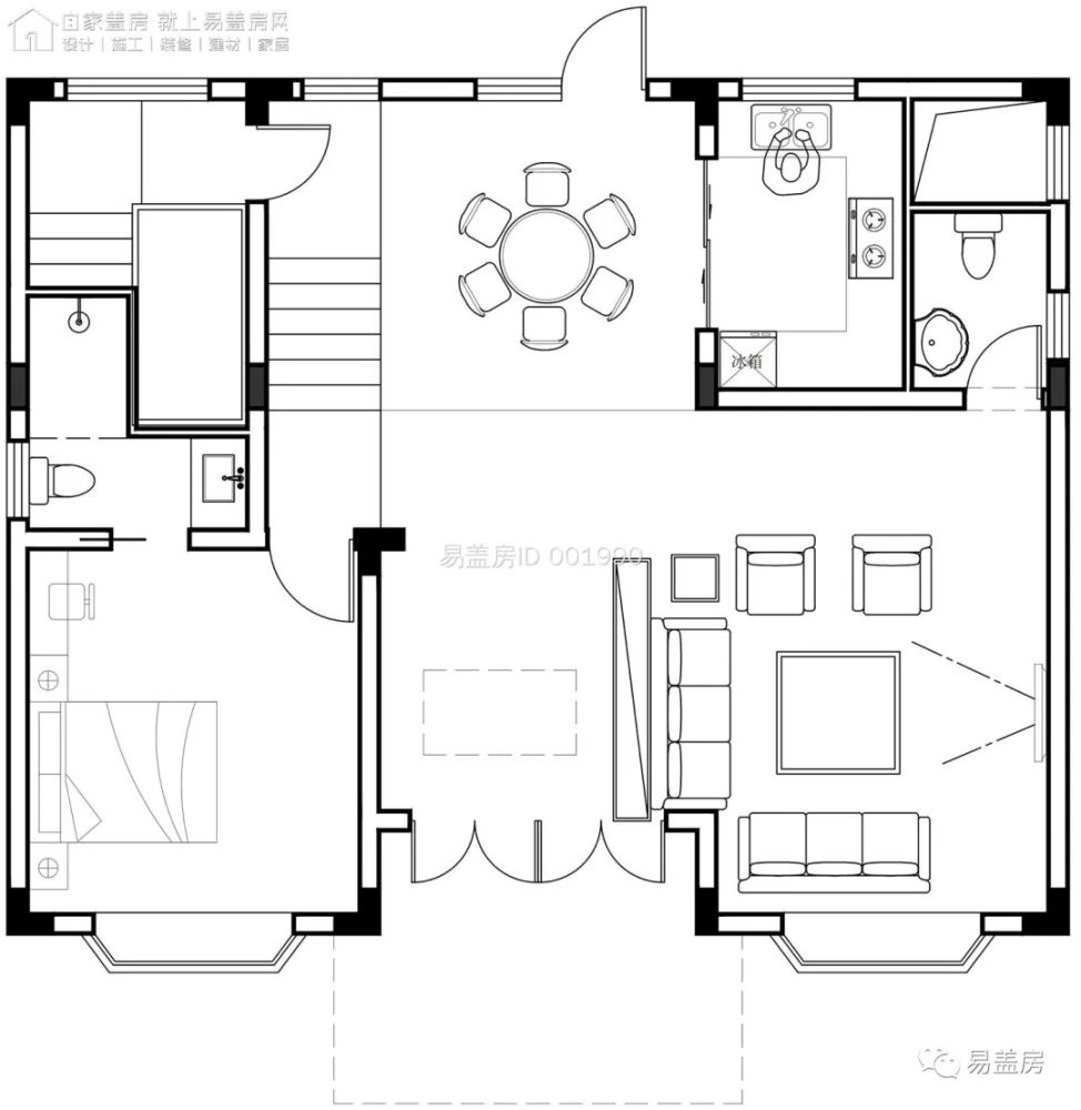 7m×9.9m,浙江嘉兴雅致多功能型新中式别墅