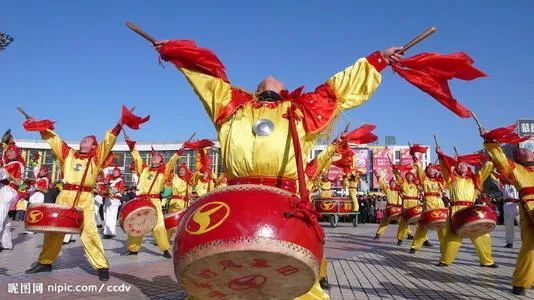 【山西锣鼓】以霍州,洪洞等五县市组成的威风锣鼓以其雄浑壮阔的气势