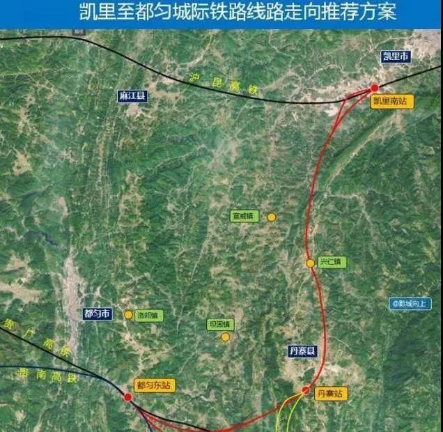贵州黔东南州铁路网分布情况,还有4条铁路待建,3条高铁1条普铁