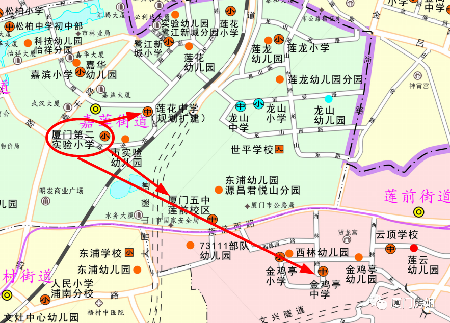 全国艺术教育先进单位等百余项殊荣 二实小派位初中是莲花中学,厦门