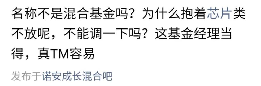 赚了是"蔡总,亏了是"菜狗,诺安基金经理蔡嵩松被骂的冤不冤?