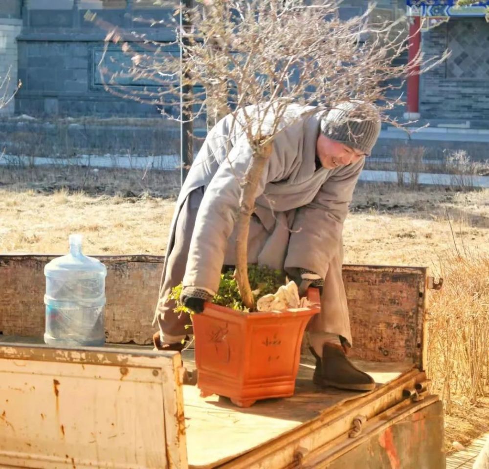 五台山大圣竹林寺:出坡劳作增福慧 法喜充满迎新年