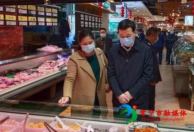常宁市领导检查超市保供,稳价,疫情防控情况