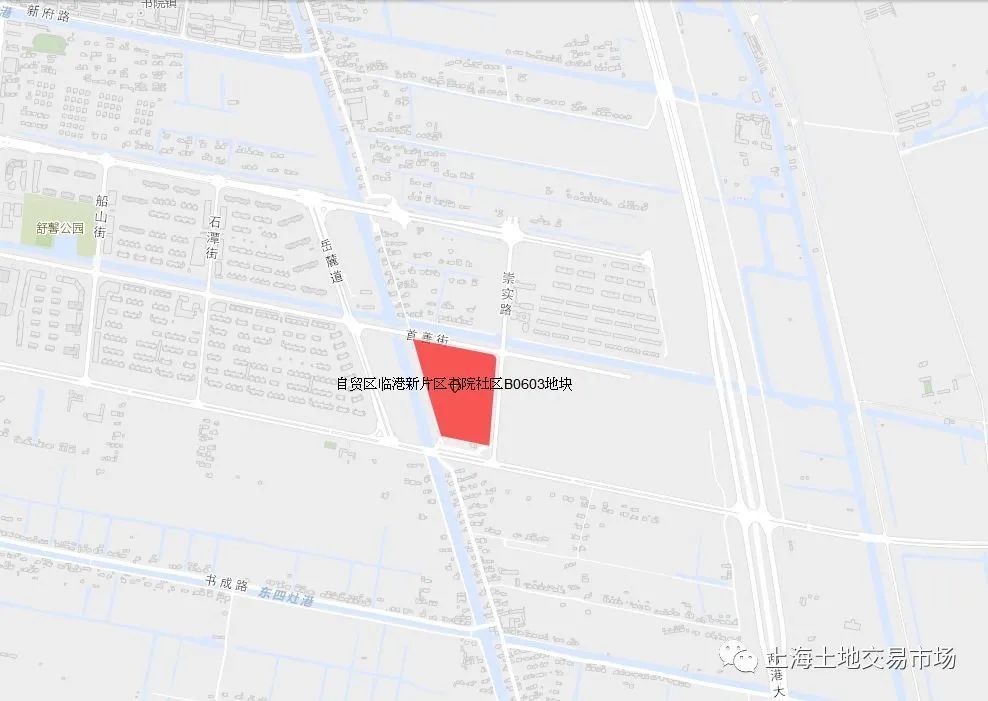 临港书院社区拍出两块商品房用地楼面单价:10433.98元起