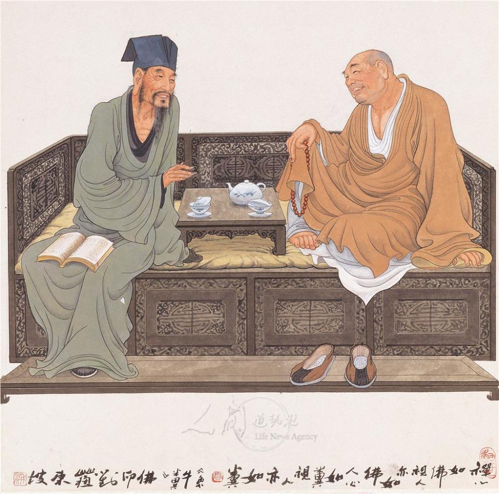 苏轼越想越气,决定拆穿假清高的佛印,但