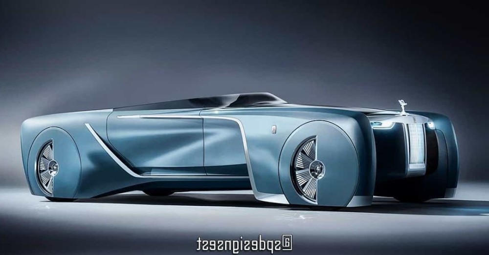 惊人的外观劳斯莱斯概念车酷炫的设计渲染