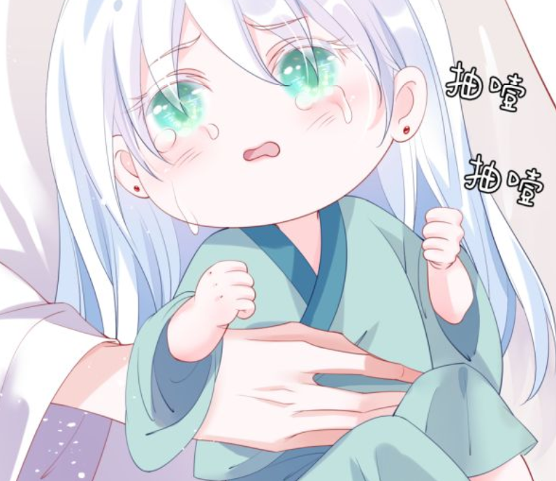 《魔尊要抱抱》漫画,梵魈wink很帅气,离朱从小就是颜控