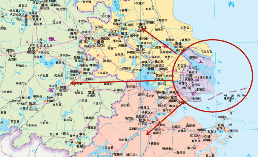 长三角核心城市上海江浙皖三省哪家受其影响更大