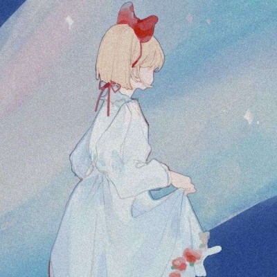动漫女生头像:对神明许愿,"可以回头吗?