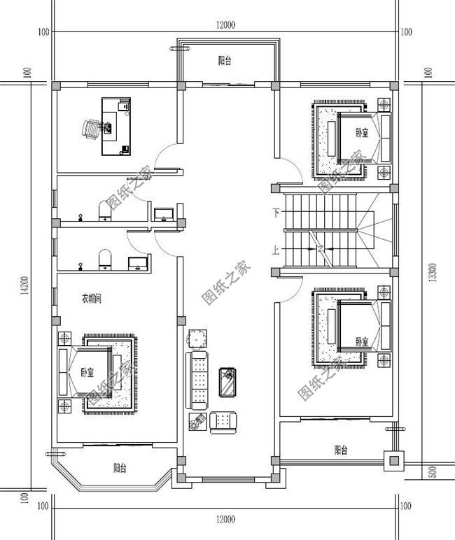 带堂屋或者神位的农村自建四层别墅,老家建房一定要有