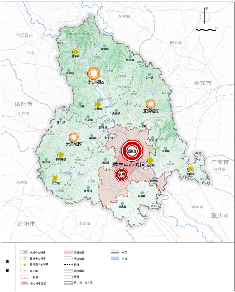 遂宁未来5年规划曝光,这些地方将重点发展!