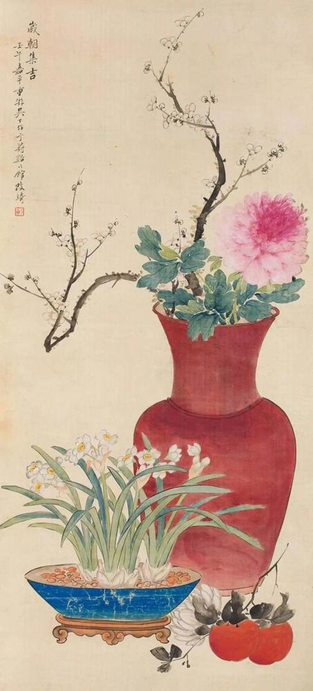 跟着古画学"过年家里供什么"