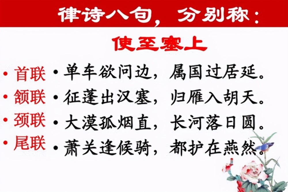 诗词知识,分析颔联和颈联是什么,分别有什么意思