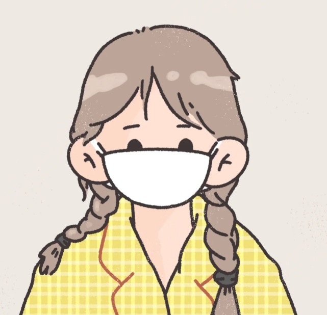 口罩女生头像