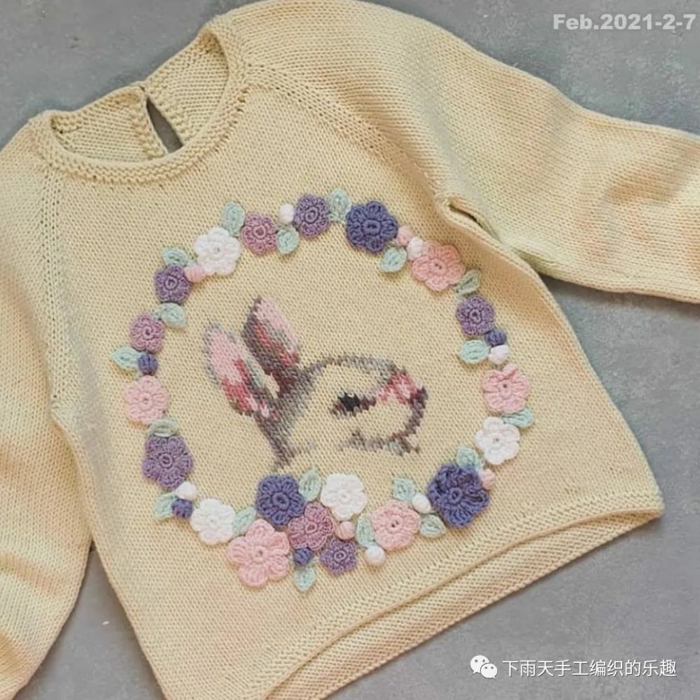 【像素图】可可爱爱的小朋友提花毛衣图案!小动物十字