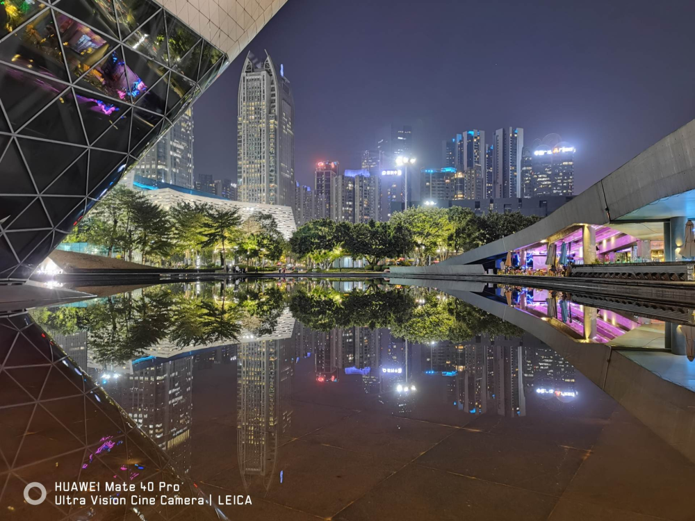 夜景拍照对比reno5超大杯华为mate40pro谁更强