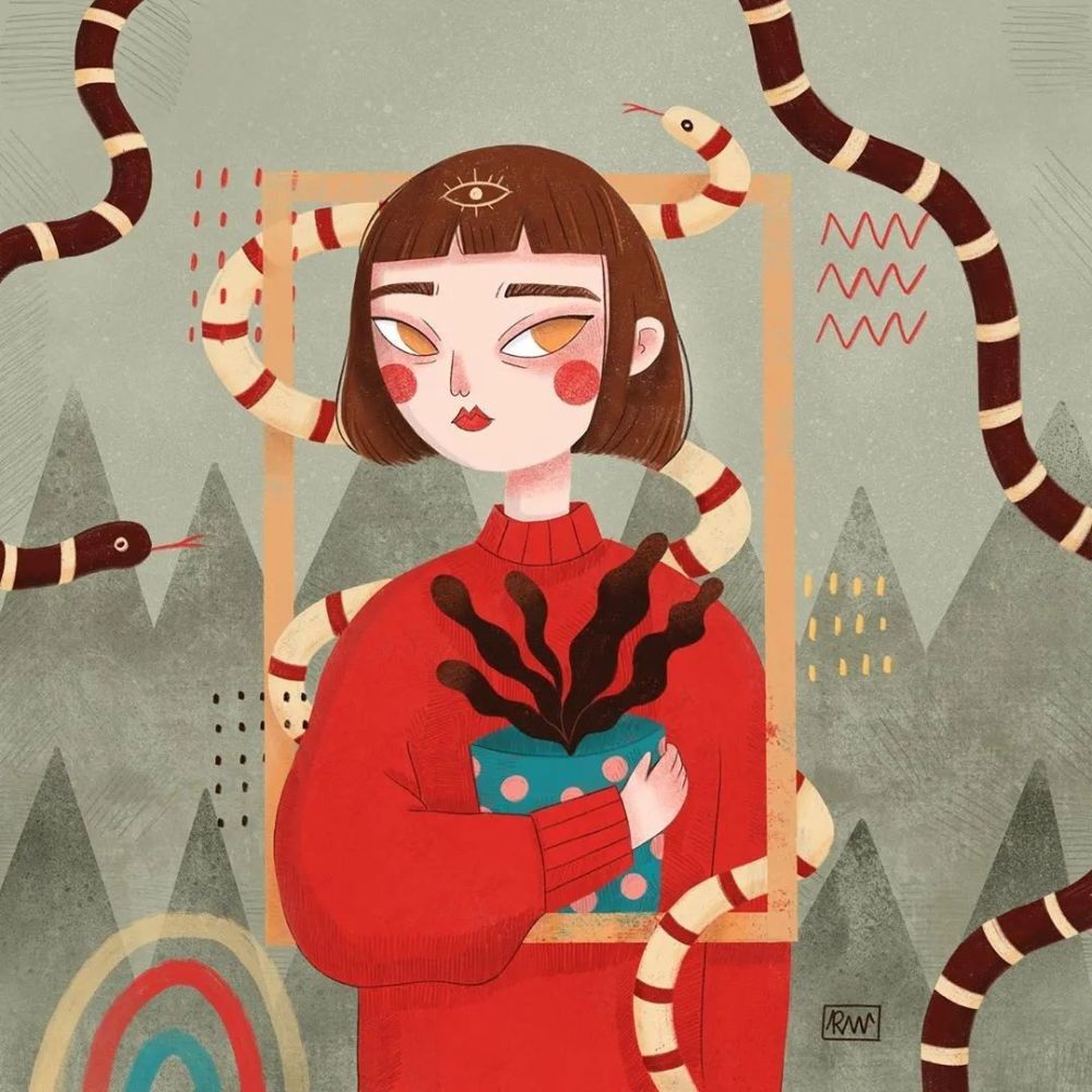 插画|画师 rachel winkle