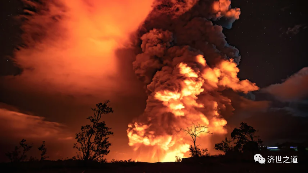 美国夏威夷火山喷发 开启了2021熔岩之旅 预言兑现中