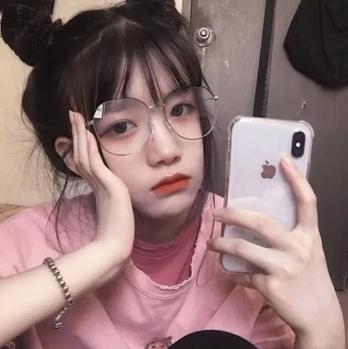 头像|戴眼镜系列真人女头