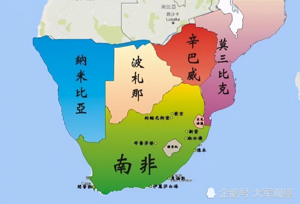 西面被印度洋和大西洋环抱,气候宜人,物产丰富,民风淳朴,历史上的南非