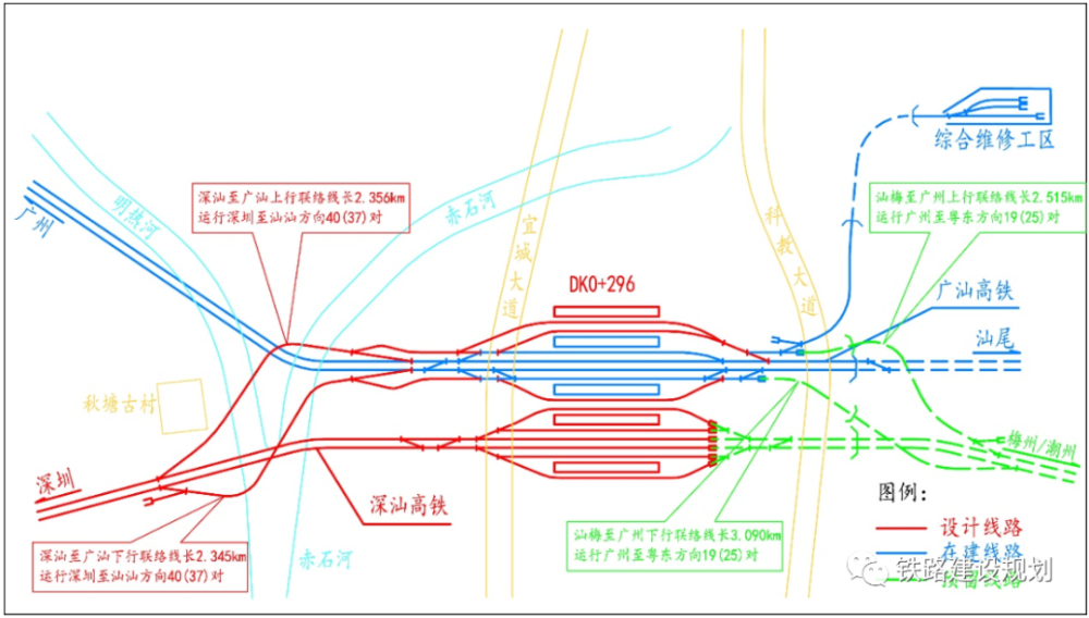 深汕高铁环评征求意见稿公示,线路走向和站点设置详解