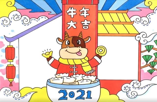 2021年牛年春节手抄报精选 文字素材