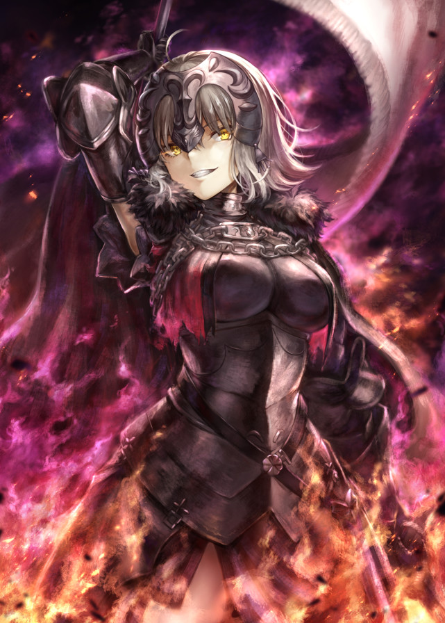 【fate】高清动漫美图 黑贞 抱走!