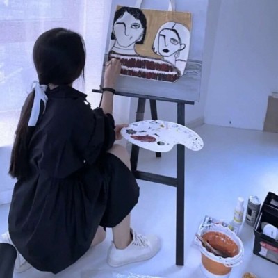 【灰心丧气的女生头像】