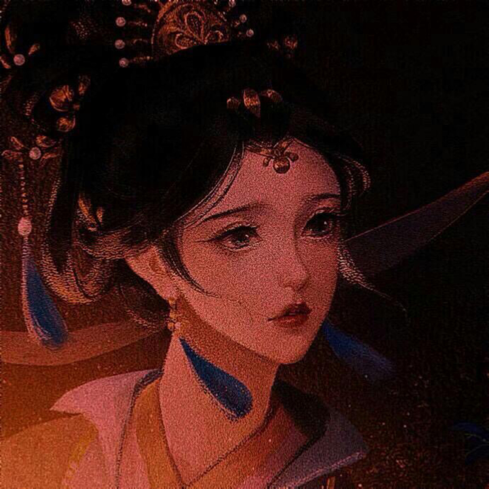 红色系列头像/仙女,就算是过新年也要漂亮唯美