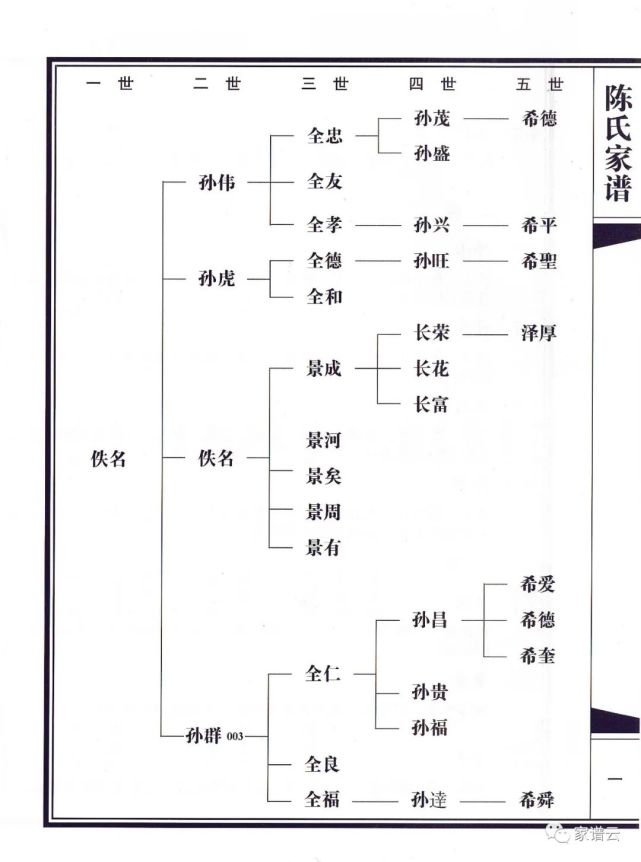 常见的六种家谱样式及特点,你最喜爱哪一种