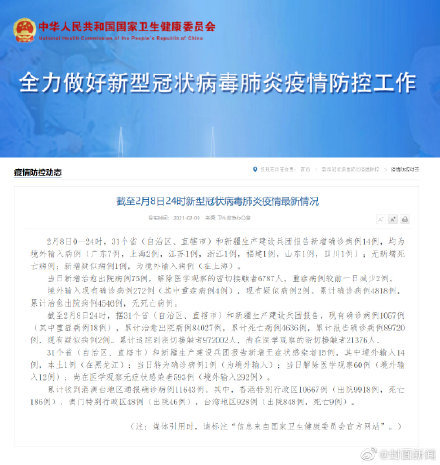 【31省区市新增20例确诊均为境外输入「31省份新增本土确诊病例」