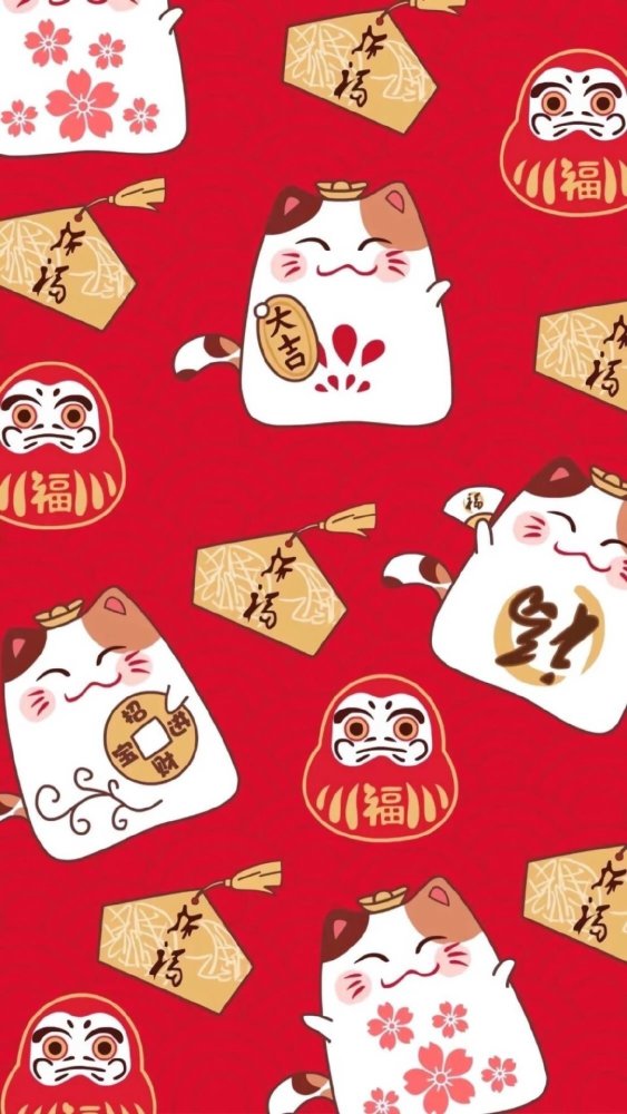 红色系壁纸,红红火火,好运连连