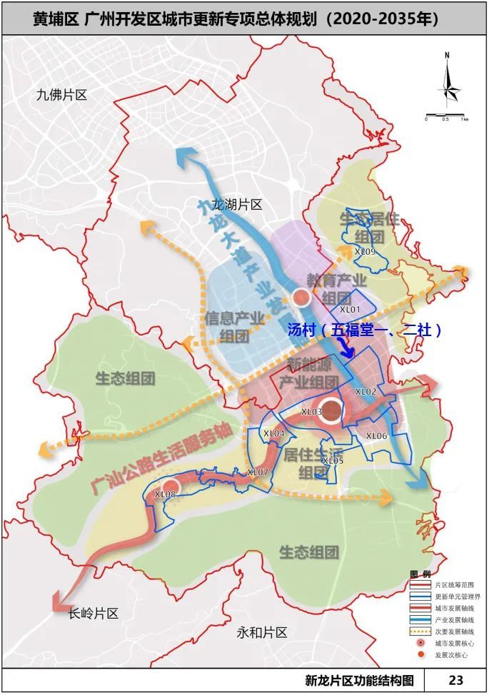 最近公布的《黄埔区 广州开发区城市更新专项总体规划(2020-2035年)