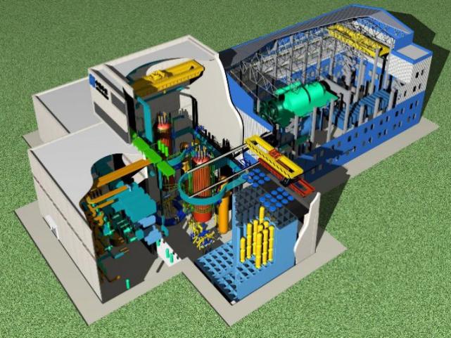 高温气冷堆示范工程主要厂房剖视图2017年12月29日,我国钠冷快堆示范