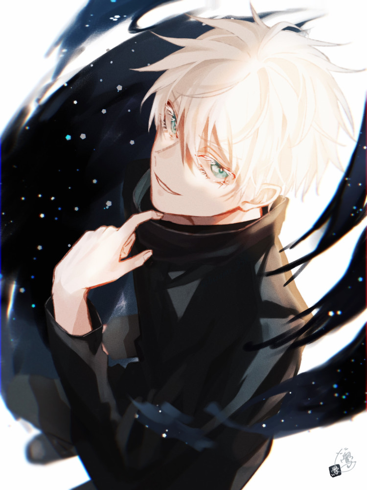 p站美图咒术回战五条悟壁纸特辑帅气拿下第一期