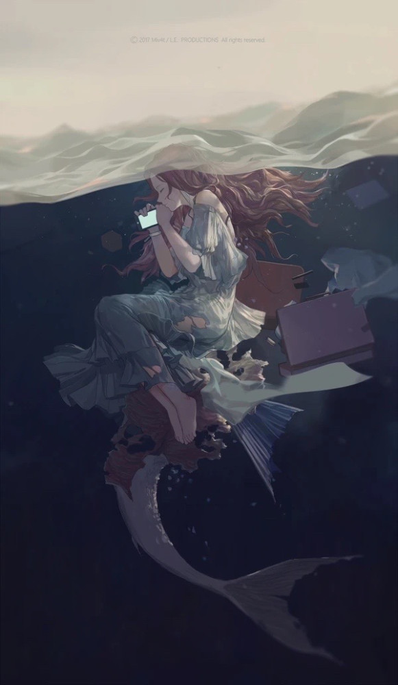 人物插画|一组禁锢的少女,好看极了.壁纸头像