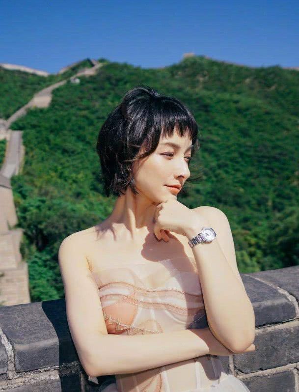 吴昕赫本风发型照片来了做壁纸