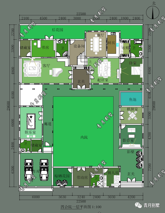 5×29.6米传统中式四合院,悠然而居,帷幄人生境界