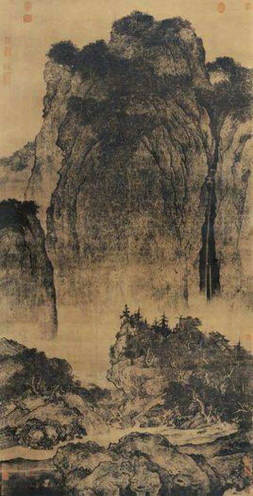 赵孟頫的山水画,意境颇为悠远,深得文人墨客的喜爱