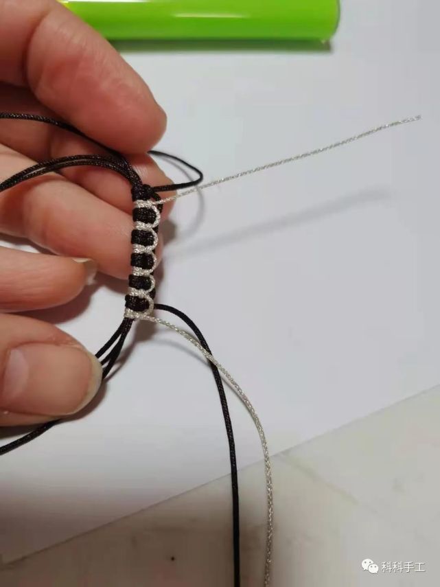 【编绳教程】厚实的仿古平安环挂饰