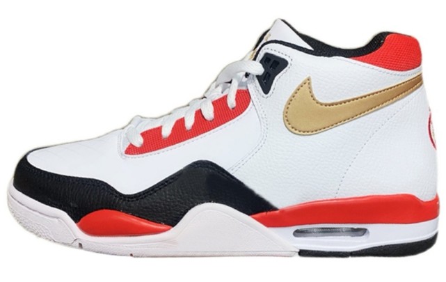 第一双  nike flight  legacy  白金红