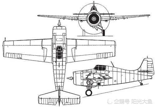 二战美军战机7-f4f"野猫"战斗机