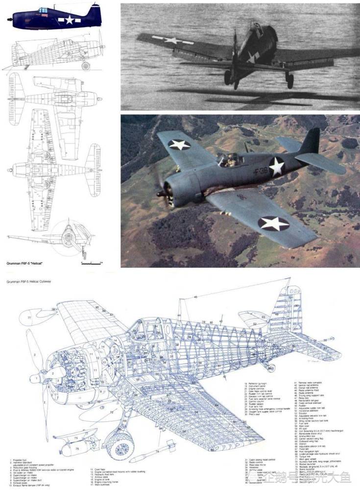 二战美军战机8-f6f"地狱猫"战斗机