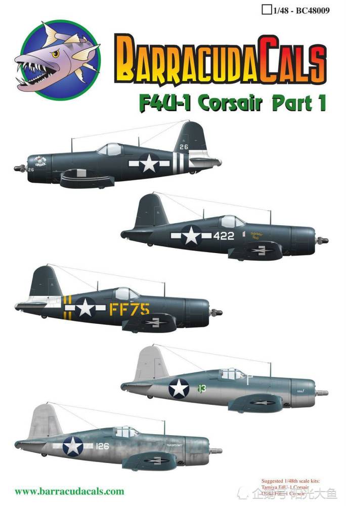 二战美军战机9f4u海盗战斗机