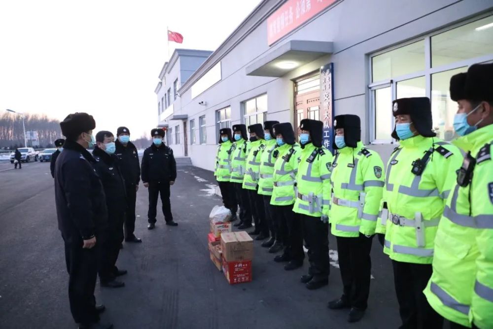 【首季平安攻势】萝北县公安局领导深入一线检查指导工作