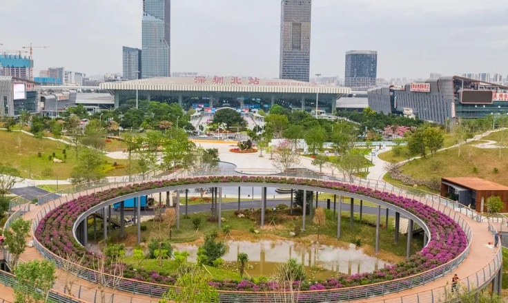 深圳北站中心公园