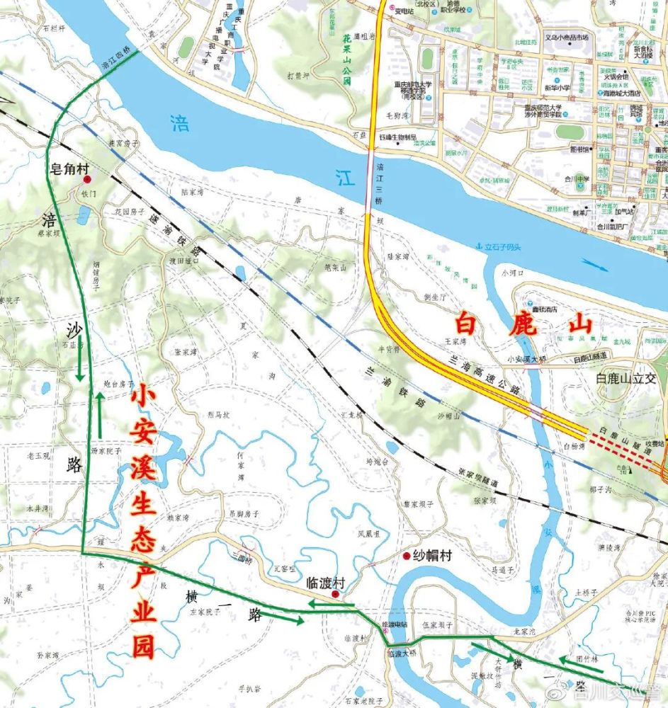 公路易堵点位:s208线铜合路口—南沙路口,江润路口—思居场镇—云门