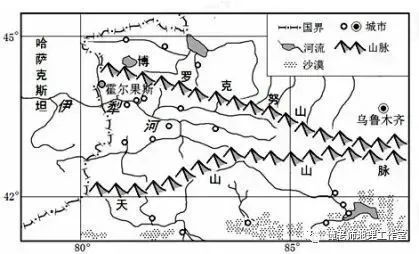 课外地理从魔鬼西风带看伊犁河谷湿润的地理原因