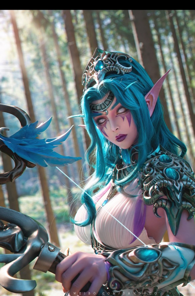 魔兽世界白虎女祭司泰兰德语风cos正片_腾讯新闻
